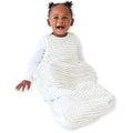 Tealbee Grow with Baby Sleep Sack – Adjustable Fit 6–24 Months for Babies & Toddlers, Soft Rayon from Bamboo Sleep Bag, Winter 1.5 TOG Wearable Blanket with 2-Way Zipper – Brushed Dots