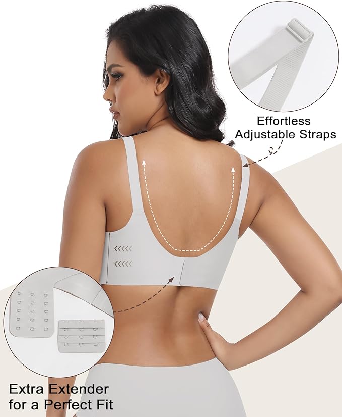 As Fairy Wireless Seamless Pumping Bra Hands Free Nursing Bra Wirefree Comfort Wearable Breast Pump Brass