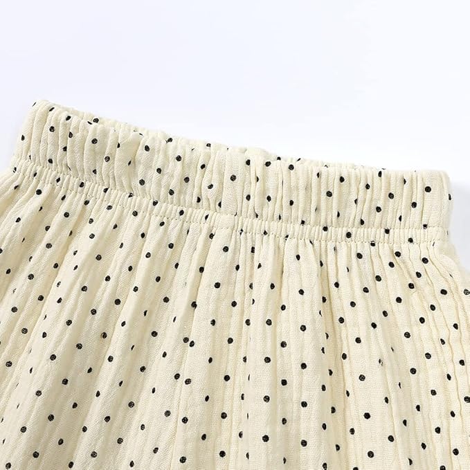 MYGBCPJS Baby Boys Girls Cotton Linen Trousers Kids Casual Ankle Pants Loose Long Bloomers