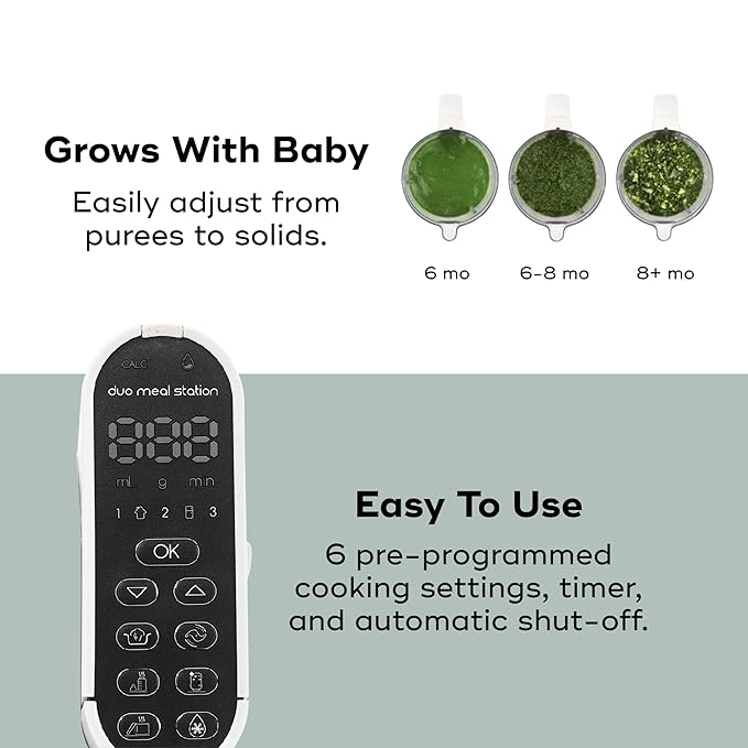 Babymoov Duo Meal Station XL, 6 in 1 Food Processor with Steamer, Multi-Speed Blender, Warmer, Defroster & Sterilizer (Nutritionist Approved), pink