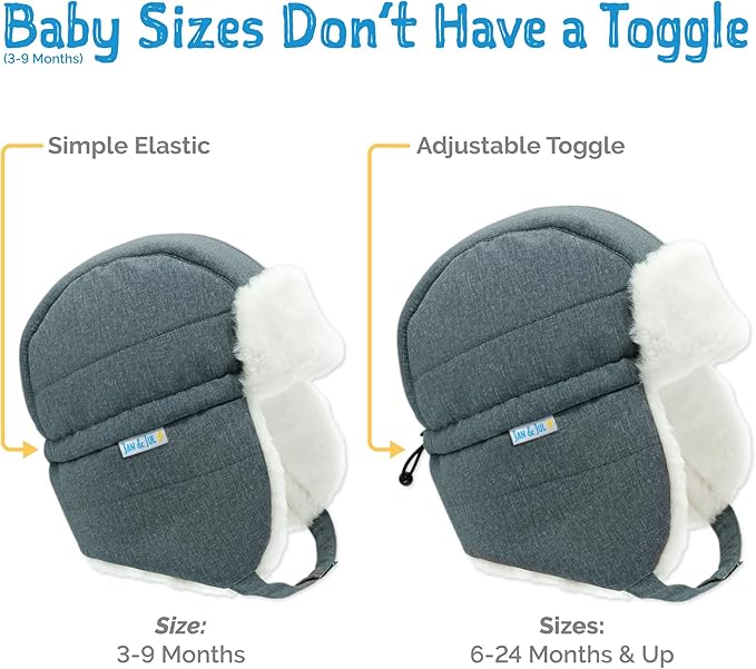 JAN & JUL Waterproof Winter Hat for Babies and Kids
