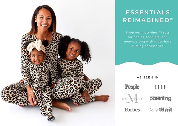 Posh Peanut Convertible Baby Sleepers - Girls Footless Baby Pajamas with 2 Way Zipper for Easy Diaper Changes