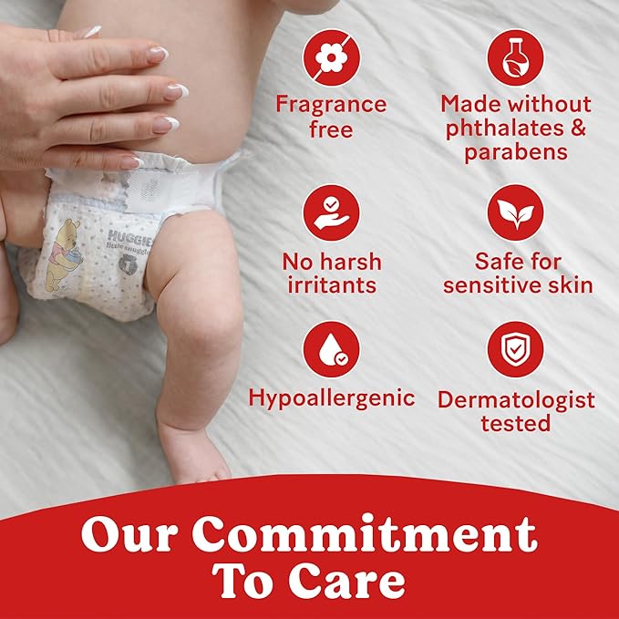 Huggies Size 5 Diapers, Skin Essentials Baby Diapers, Size 5 (27+ lbs), 132 Count (2 Packs of 66), Packaging May Vary
