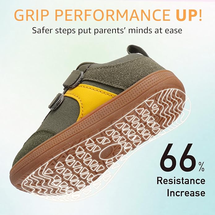 Toddler Wide Toe Box Barefoot Shoes Boys Girls Sneakers Zero Drop Kid Tennis Running Shoes Lightweight Non-Slip Comfortable Infant First Walking Shoe Outdoor Activities School