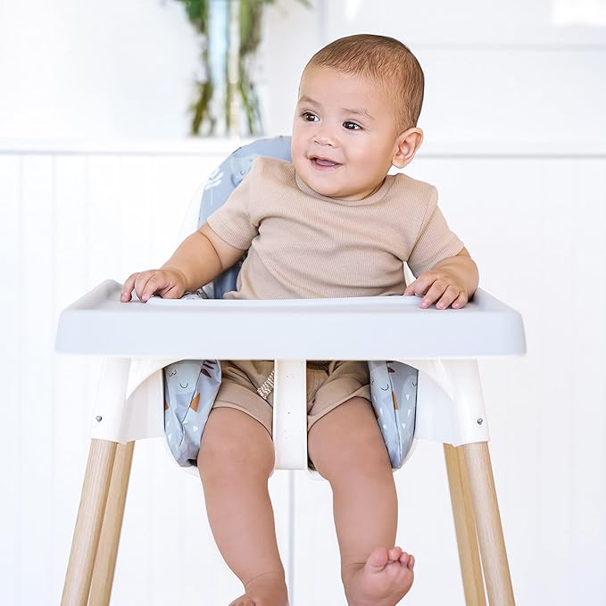 Nibble and Rest Highchair Insert Cover, Compatible for IKEA Antilop Highchair, High Chair Accessories Stain-Proof and Wipeable Insert Cover (Cushion NOT Included) (Woodland Animals)