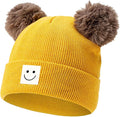 AZJ Baby Beanie Hat Toddler Infant Winter Knitted Hat Kids Soft Warm Pom Pom Beanie Cap for Boys Girls