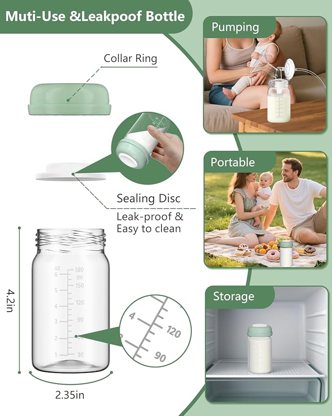 Breast Pump Parts Compatible with Spectra S1/S2/9 Plus/Synergy Gold, Full Set Replacement Parts for Spectra Include 31mm Flange, Duckbill Valve, Backflow Protector, Tubing, Bottle, Not Original Parts