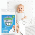 Eli with Love Disposable Baby Changing Pads - Soft, Waterproof & Leakproof Liners Absorbent Underpads - Large Travel Size Diaper Changing Mat for Home, Car, Diaper Bag - (20 Pack, Boho)