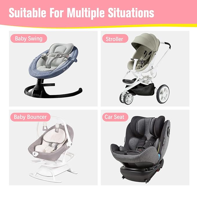 KAKIBLIN Baby Neck Pillow, Upgraded Baby Support Pillow,Babies Head Pillow,Neck Support Pillow for for Car Seat,Pushchair,Travel (Bear)