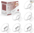 Flange Inserts 19mm for 24mm Flanges/Shields of Pumps, Softer Silicone Flange Insert Compatible with Momcozy/Spectra/eufy/Medela/TSRETE Breastpump, Replacement Pump Parts Flanges Sizing Kit, 6PCS-19mm