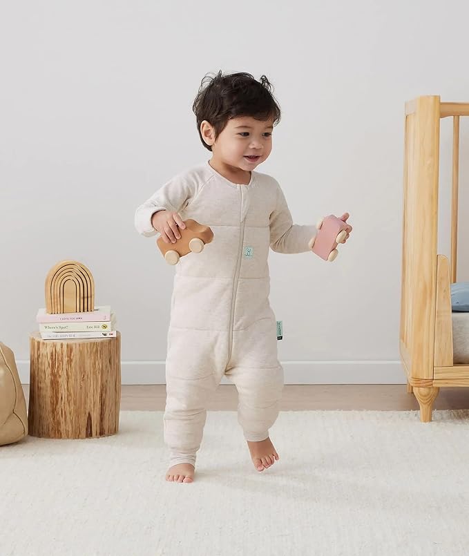 ergoPouch 3.5 TOG Sleeping For Baby Girl and Baby Boy - Sleeping Provide Ultimate Comfort - Easy Diaper Changes - Made with Breathable Materials (12-24 Months, Oatmeal Marle)