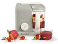 BEABA Babycook Solo 4 in 1 Baby Food Maker, Baby Food Processor, Steam Cook + Blend, Lrg Capacity 4.5 Cups 27 Servings in 20 Mins, Cook Healthy Baby Food at Home, Dishwasher Safe, Cloud