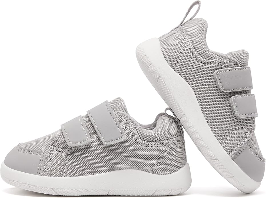 MORENDL Wide Toe Box Shoes Toddler Barefoot Shoes Baby Walking Shoe Boy Girl Non-Slip Zero Drop Minimalist Sneakers Comfort Tennis Outdoor Activities