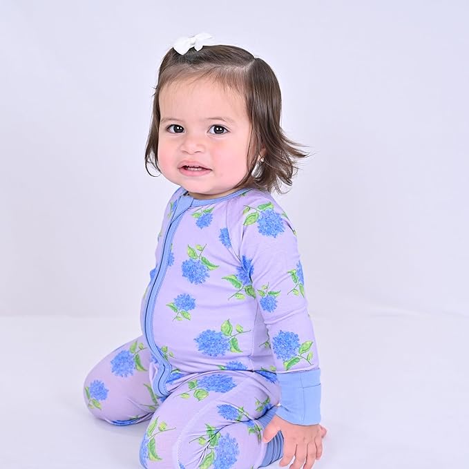 LollyBanks Baby Pajamas, 2-Way Zipper Romper, 95% Viscose Made from Bamboo and 5% Spandex, Baby Sleepers