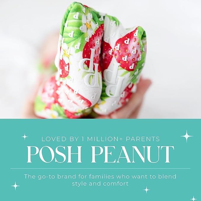 Posh Peanut Convertible Baby Sleepers - Girls Footless Baby Pajamas with 2 Way Zipper for Easy Diaper Changes