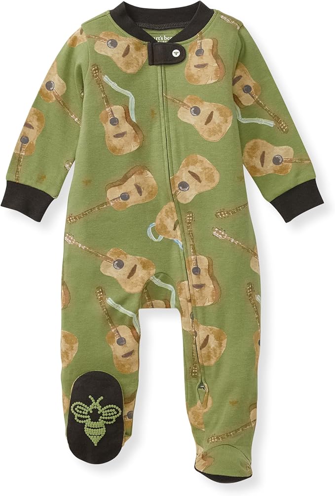 Burt’s Bees Baby Boys' One-Piece Sleep and Play 100% Organic Cotton PJs