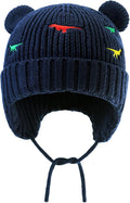XIAOHAWANG Baby Hat Cute Bear Toddler Earflap Beanie Warm for Fall Winter