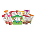 Once Upon a Farm Organic Baby & Toddler Snack Sampler, Puffs, Coconut Melts, Tractor Wheels, Made with Real Fruit & Veggies, No Added Sugar, Non-GMO, 9 Count