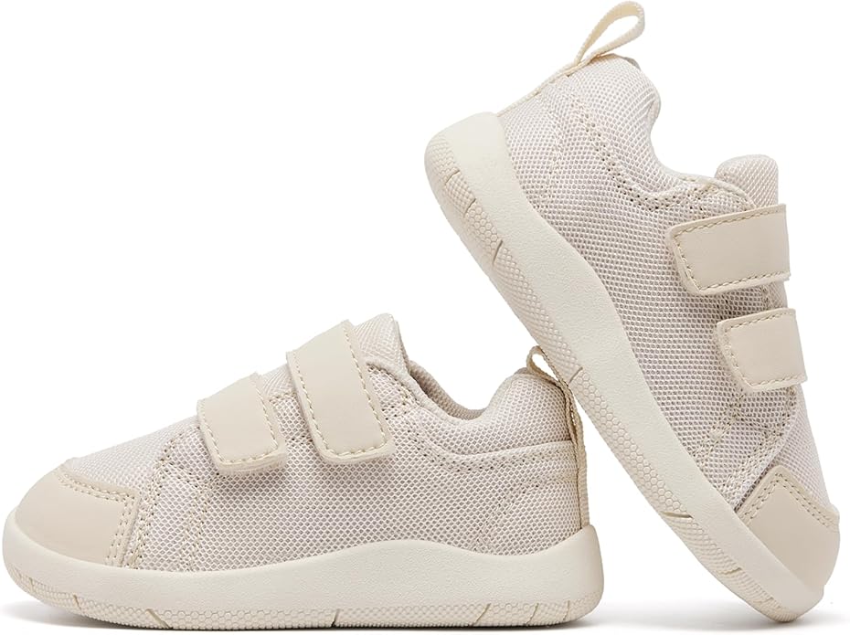 MORENDL Wide Toe Box Shoes Toddler Barefoot Shoes Baby Walking Shoe Boy Girl Non-Slip Zero Drop Minimalist Sneakers Comfort Tennis Outdoor Activities