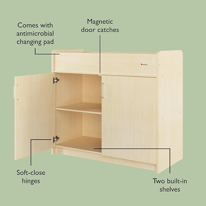 Foundations SafeSwing Changing Table and Wall Organizer 2-Piece Set