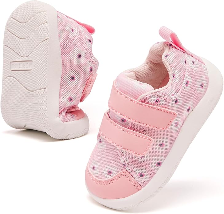 MORENDL Wide Toe Box Shoes Toddler Barefoot Shoes Baby Walking Shoe Boy Girl Non-Slip Zero Drop Minimalist Sneakers Comfort Tennis Outdoor Activities