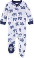 Burt’s Bees Baby Boys' One-Piece Sleep and Play 100% Organic Cotton PJs