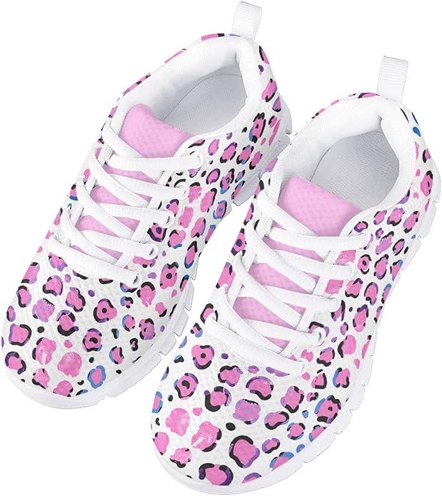 MARSVOVO First Shoes for Walking Boy Girl Athletic Lightweight Flexible Lace-up Breathable Running Shoes Casual Classic Comfortable Non Slip Play Sport Learning to Walk Toddler Girl Sneakers