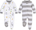 Burt’s Bees Baby Boys' One-Piece Sleep and Play 100% Organic Cotton PJs
