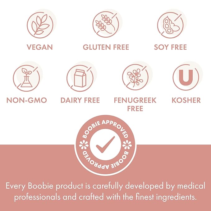 Boobie Bar Superfood Blueberry Muffin Lactation Bar for Breastfeeding Moms to Increase Milk Supply | #1 Selling Lactation Snack Bars | Vegan, Fenugreek-Free, Gluten-Free, Dairy-Free (7 Bars)