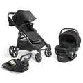 Baby Jogger City Select 2 Travel System, Eco Collection | Infant Essentials Bundle Includes City GO 2 Infant Car Seat, Extra Car Seat Base, Belly Bar & Parent Console