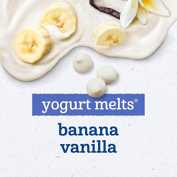 Gerber Baby Snacks Yogurt Melts, Banana Vanilla, 1 Ounce (Pack of 7)