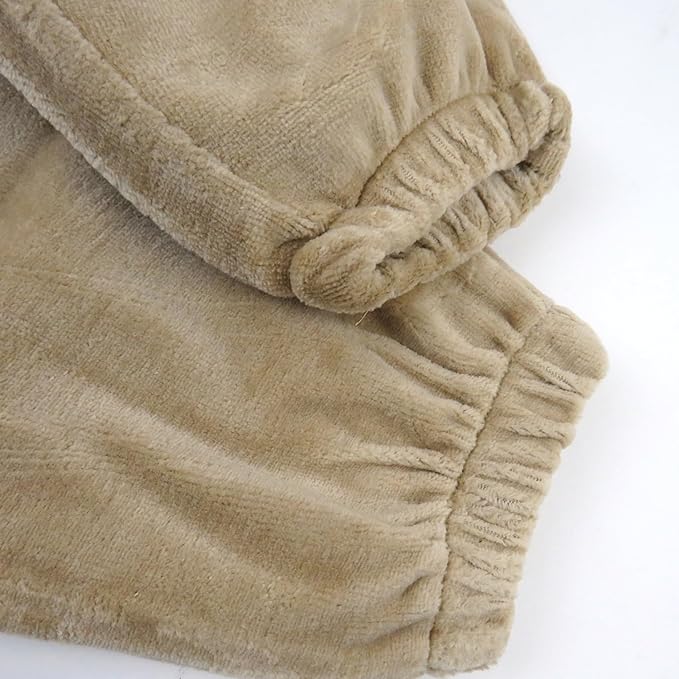HonestBaby Baby 2-Piece Cozy Velour 100% Organic Cotton Sweatshirt and Jogger Sweatpants Set