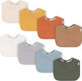 Gerber Unisex Baby Muslin 8 Pack Drooling Bibs