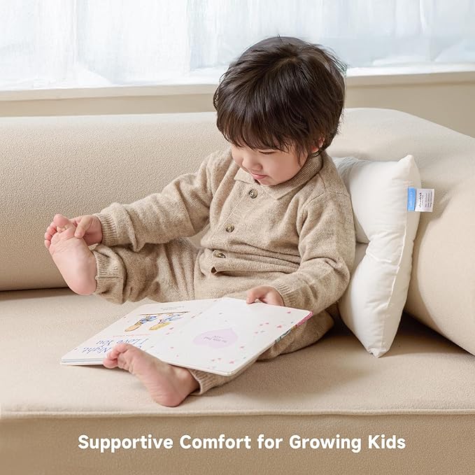 Choc chick Pillow, 20X12inches Machine Washable Soft Hypoallergenic Pillows (Bear, 1 Count (Pack of 1))