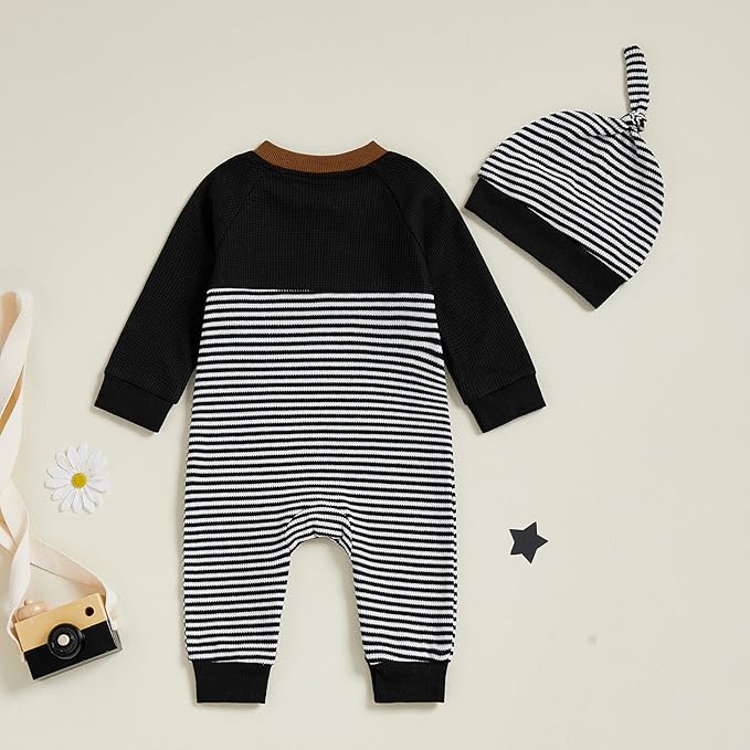 Kuriozud Newborn Infant Unisex Baby Boy Girl Clothes Button Romper Jumpsuit Basic One Piece Outfits