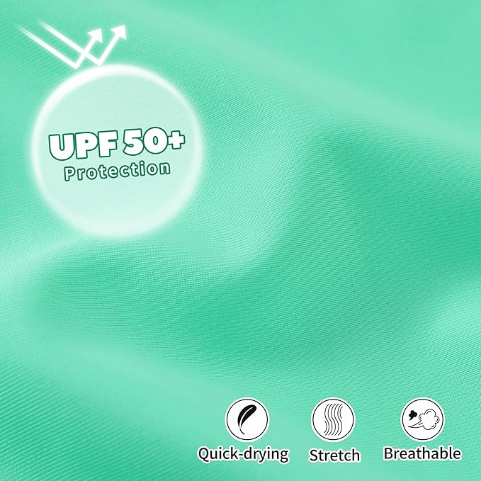 Happy Town Toddler Swimsuit Girl One Piece Bathing Suit Color Block Swimwear Baby Summer Beach Wear