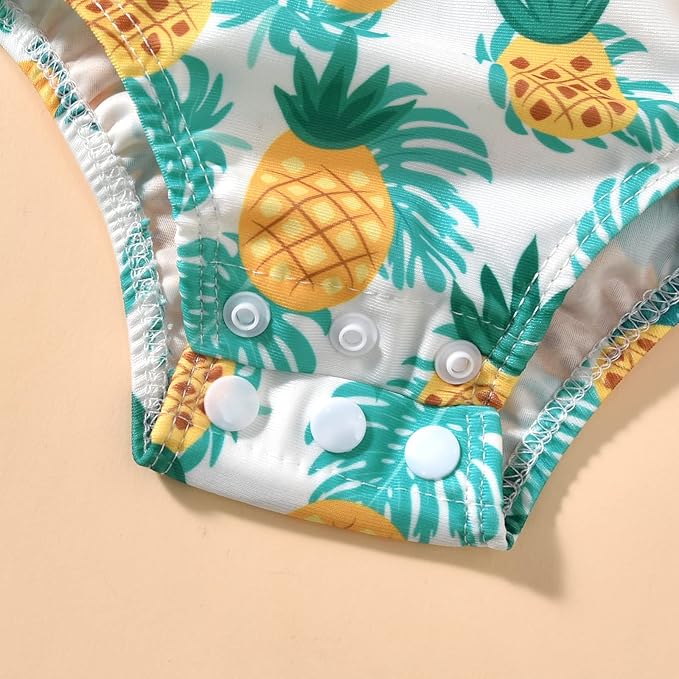 Toddler Girl Baby Ruffles Mermaid Fish Scale Swimsuit One Piece Swimwear Bathing Sunsuit