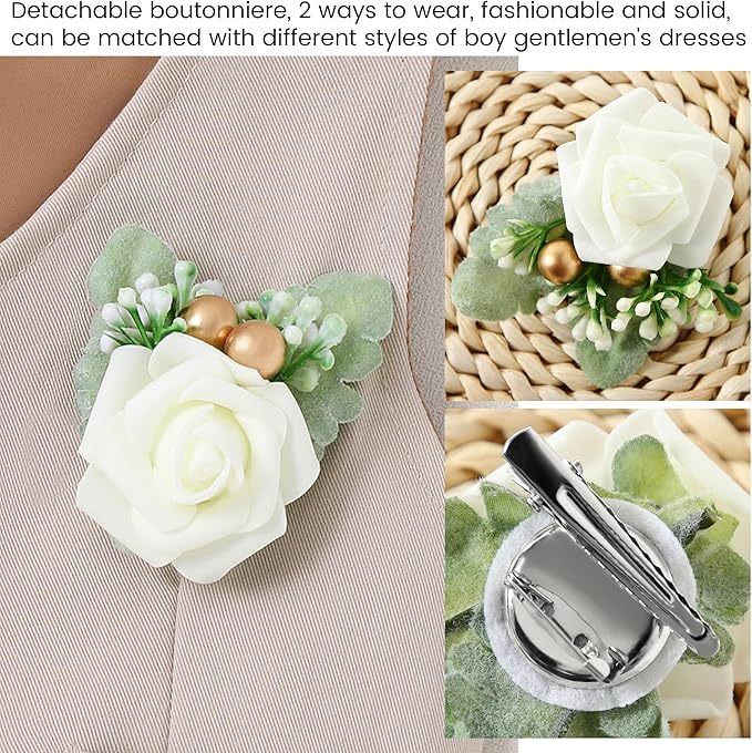 SANMIO Baby Boy Clothes Suits Infant Gentleman Outfit Collared Dress Shirt+Vest+Tie+Corsage+Pants 5Pcs Baby Suit Sets