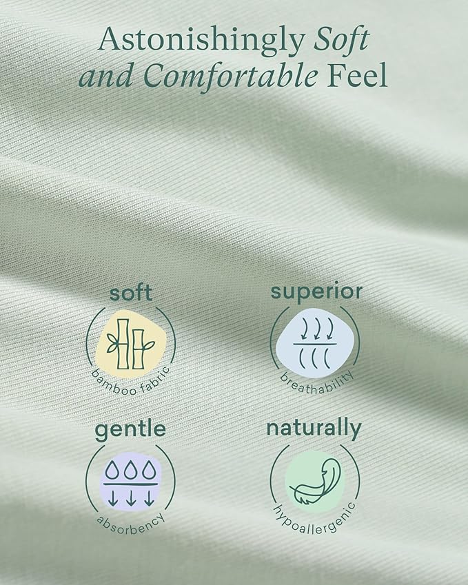 PurComfy Supersoft Baby Pants, 2-Pack Premium Bamboo Viscose Jogger Pants, Elastic Waist, Unisex 0-24 Months