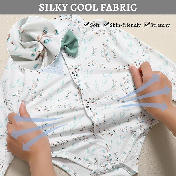 SANMIO Baby Boy Clothes Suits Infant Gentleman Outfit Collared Dress Shirt+Vest+Tie+Corsage+Pants 5Pcs Baby Suit Sets