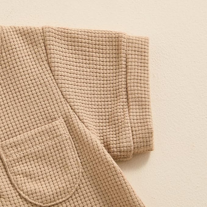 Kuriozud Newborn Infant Unisex Baby Boy Girl Clothes Button Romper Jumpsuit Basic One Piece Outfits