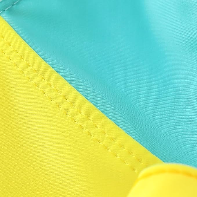 Happy Town Toddler Swimsuit Girl One Piece Bathing Suit Color Block Swimwear Baby Summer Beach Wear