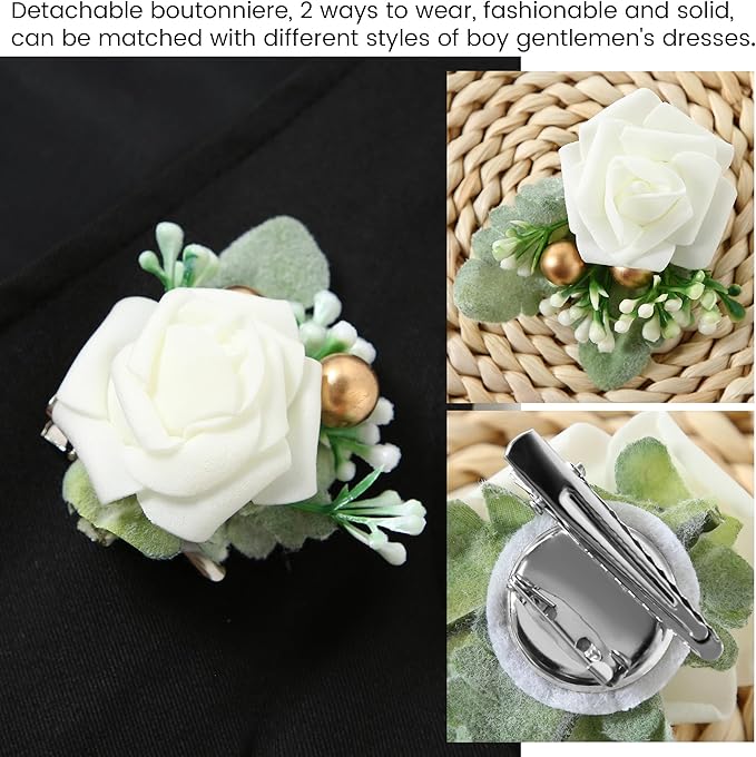 SANMIO Baby Boy Clothes Suits Infant Gentleman Outfit Collared Dress Shirt+Vest+Tie+Corsage+Pants 5Pcs Baby Suit Sets