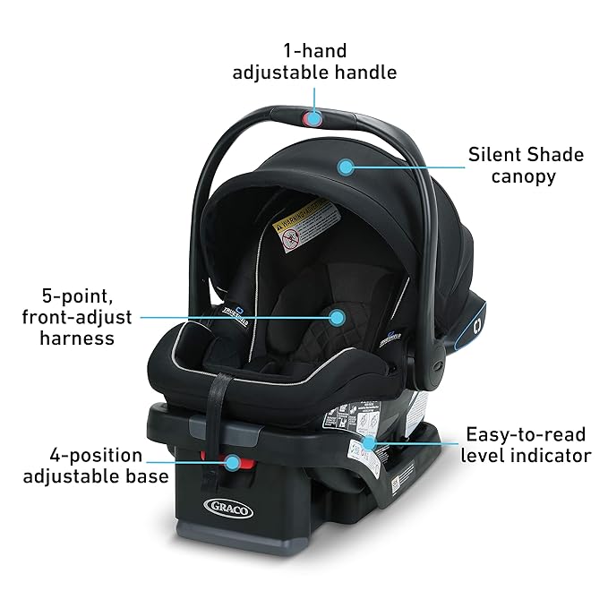 Graco SnugRide SnugLock LX Car Seat featuring TrueShield Technology
