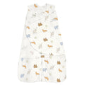 HALO 100% Cotton Sleepsack Swaddle, 3-Way Adjustable Wearable Blanket, TOG 1.5, Forest Friends, Newborn, 0-3 Months
