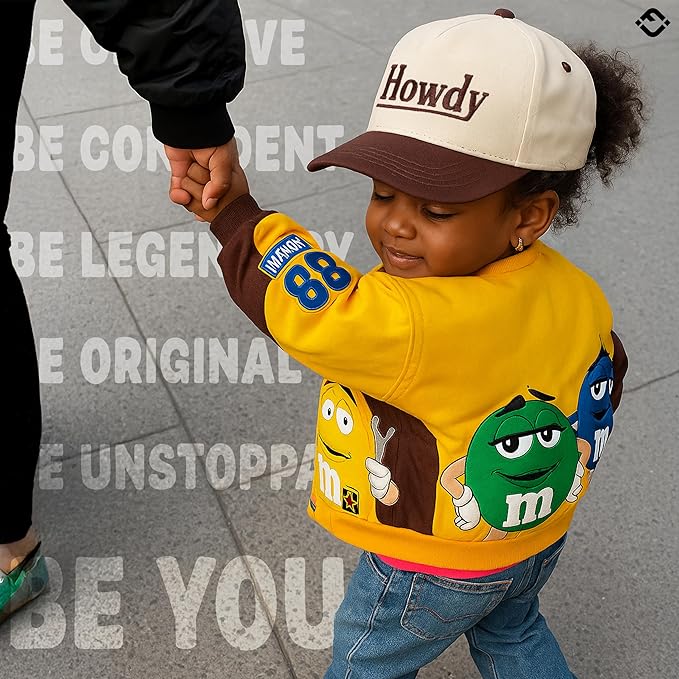 Funky Junque Premium Kids Trucker Hat Vintage Snapback Baseball Cap - Toddler Designs, Infant Sizes