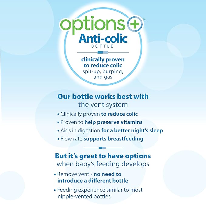 Dr. Brown's Anti-Colic Options+ Wide-Neck Sippy Bottle Starter Kit, 9oz/270mL, with Level 3 Medium-Fast Flow Nipple and Soft 100% Silicone Sippy Spout, Pink, BPA Free, 6m+