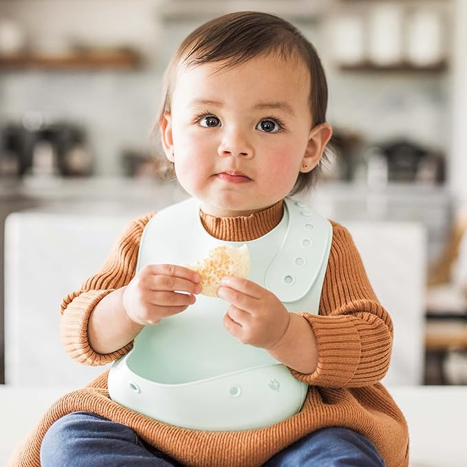 Green Sprouts Unisex Baby Silicone Scoop Bib