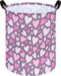 Round Laundry Hamper Storage Basket Laundry Organizer Hamper Storage Bins Clothes and Toys Box Nursery Hamper Gift Basket For Kids with Handles