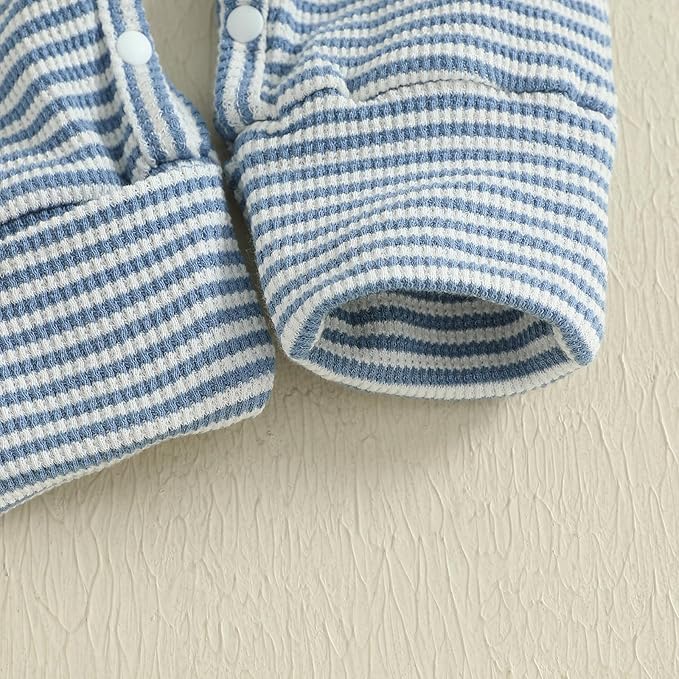 Kuriozud Newborn Infant Unisex Baby Boy Girl Clothes Button Romper Jumpsuit Basic One Piece Outfits